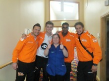 UK Soap Stars Visit Summerville Nursing Home